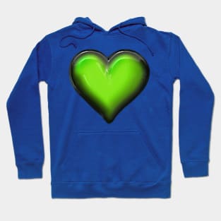 Green Heart Hoodie